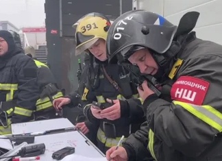 Пожар произошел в БЦ «Варшавская Плаза» в Москве